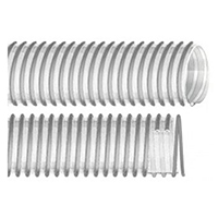 0.6mm壁厚-灰色塑筋加強(qiáng)透明PU軟管  OU 921