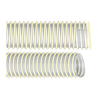 1.0mm壁厚-乳白色塑筋加強(qiáng)透明PU軟管【食品級】 EP