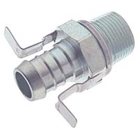 公螺紋軟管接頭-鍛造含扣帶  Tri-Lokt